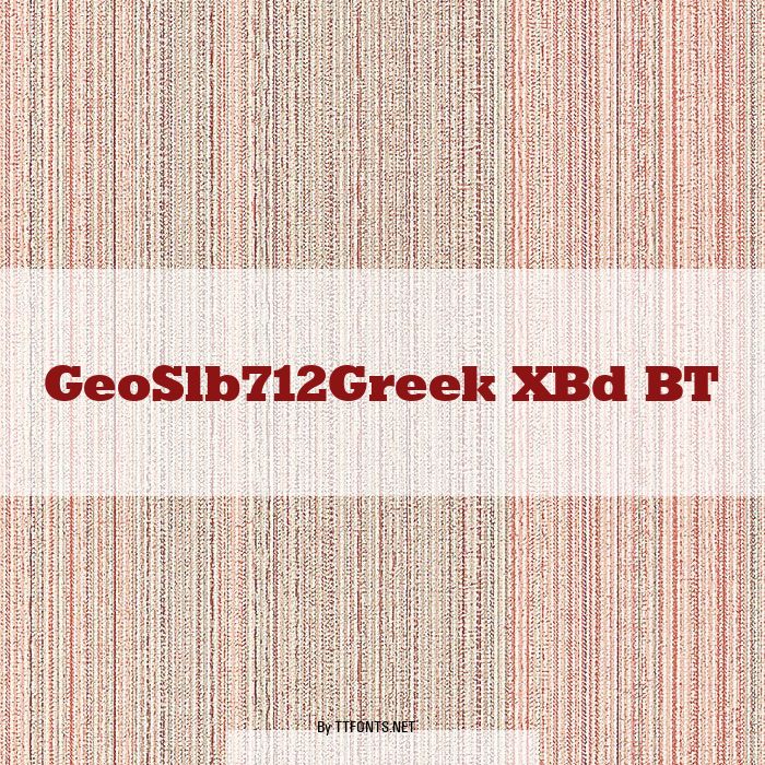 GeoSlb712Greek XBd BT example